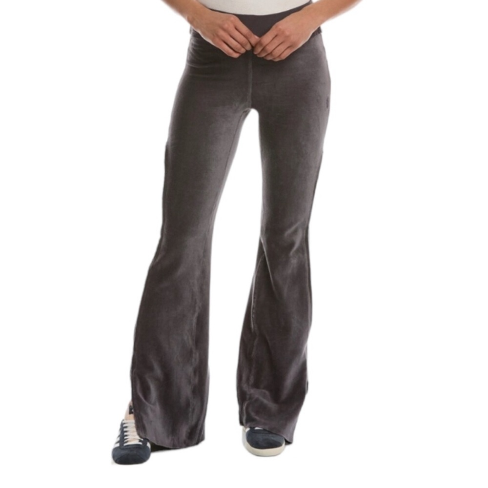 NWT Free People Hot Shot Kick Velour Flares Size Large